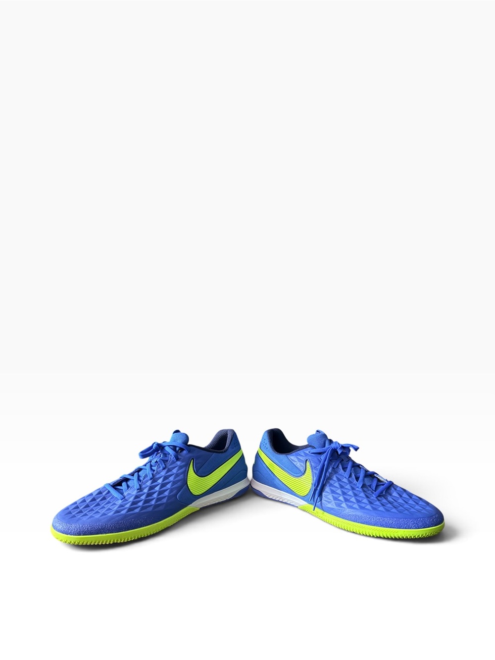 Nike Men's Blue with Neon Green Shoes